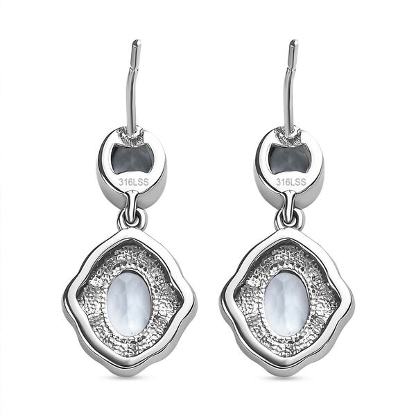 Himmelblauer Topas Ohrringe  Edelstahl ca. 2.19 ct image number 5