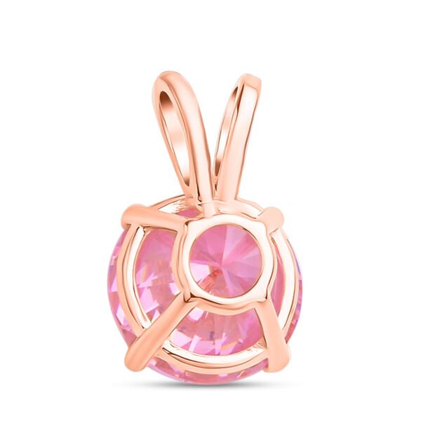 Rosa Zirkonia Anh&auml;nger, 925 Silber ros&eacute;vergoldet ca. 5,00 ct image number 5