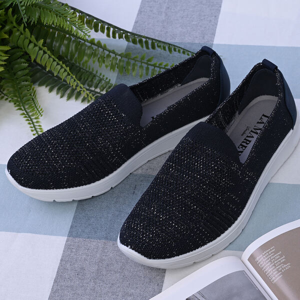 LA MAREY - Damenschuhe mit rutschfester Sohle, Gr&ouml;&szlig;e 37, Dunkelblau