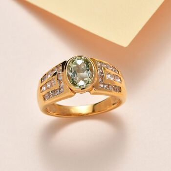 Triphan und Zirkon Ring - 2,73 ct.