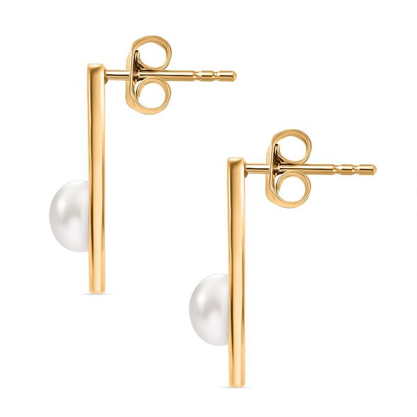 S&uuml;&szlig;wasser Perle Ohrringe image number 4