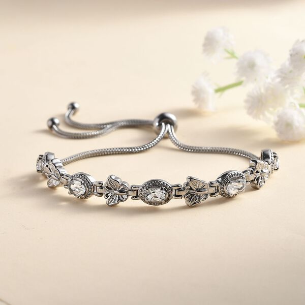 Weißes Topas 26,75cm Armband - 2,78 ct. image number 2