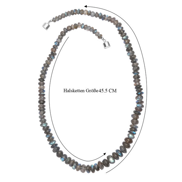 D'Joy AAA Labradorit 45cm Halskette - 150 ct. image number 5