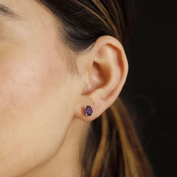 Afrikanische Amethyst Ohrringe - 1,40 ct. image number 3