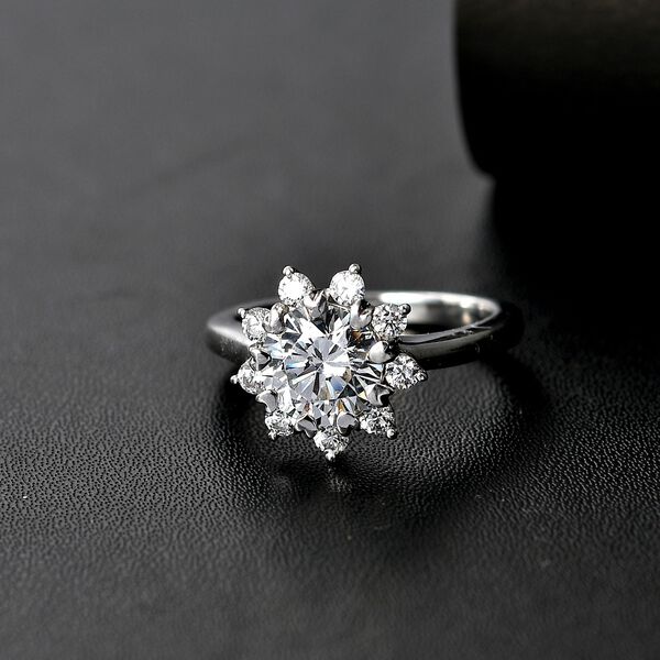 J Francis gefertigt mit SWAROVSKI- Swarovski Zirkonia Ring image number 1