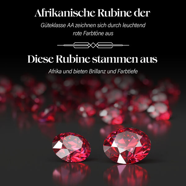 ALLORO AA afrikanischer Rubin-Anhänger mit 45cm Kette - 0,39 ct. image number 4