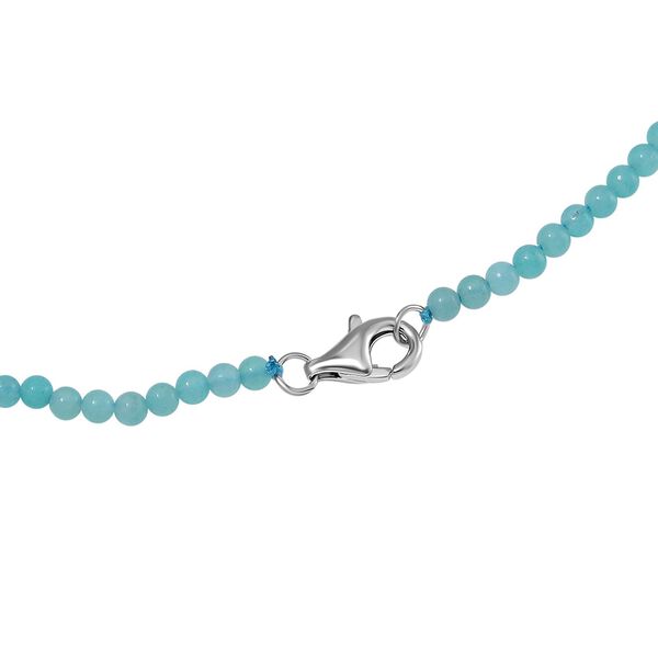 Amazonit Halskette, 50 cm - 30,50 ct. image number 4