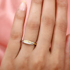 Diamant band Ring 925 Silber Platin-Überzug image number 4