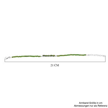 D'Joy  nat&uuml;rliches Chromdiopsid Armband, 18 cm - 6 ct.