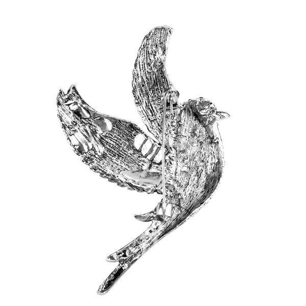 Mehrfarbige Kristall-Brosche, Vogel image number 5