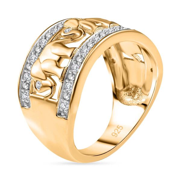 Diamant Elefant Ring - 0,21 ct. image number 4