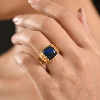 EverTrue AAA Labradorit zweifarbiger Ring - 8,50 ct.