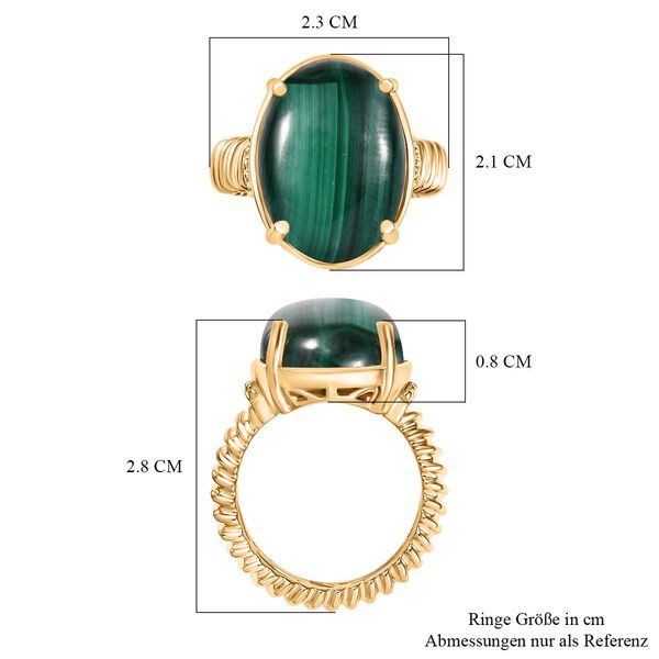Malachit Ring - 10,06 ct. image number 7