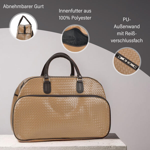 Kleine Reisetasche, kaffeefarben image number 4