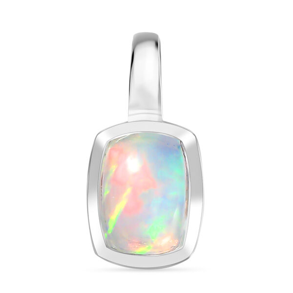 AA nat&uuml;rliches, &auml;thiopisches Welo Opal-Schmuckset, 925 Silber rhodiniert - 1,89 ct. image number 6