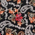 Bestickter Schal mit Paisley und Floralem Stickerei, Floral image number 2