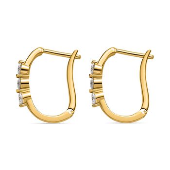 Trilogie Moissanit Ohrringe - 0,60 ct.