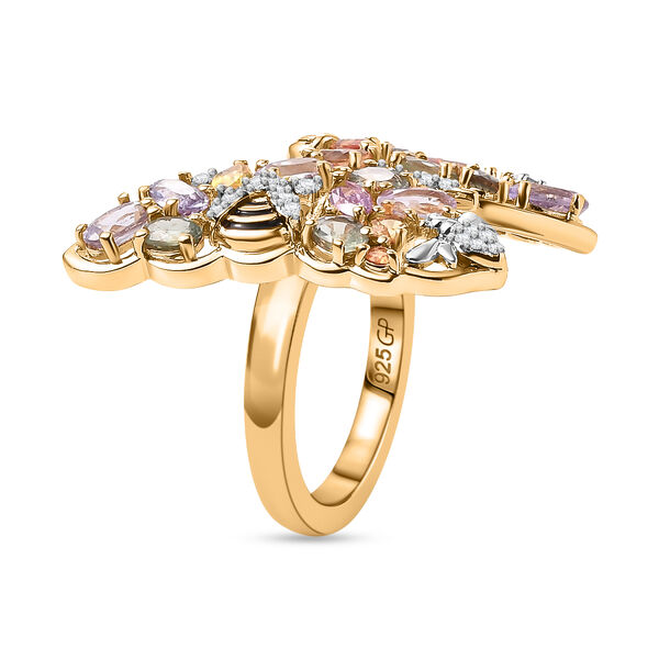 GP Trionfo Collection - Multi-Saphir und Zirkon-Ring - 5,76 ct. image number 7