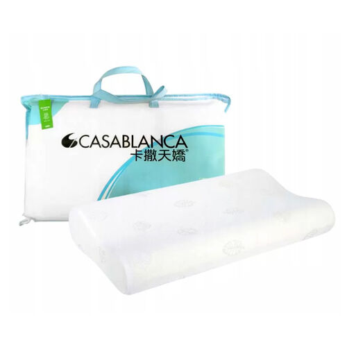 White Casablanca - Memory Foam Nackenstützkissen image number 0