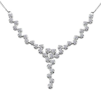 LUXURIANT SI-GH Labor Diamant Halskette, 45 cm - 1,48 ct.