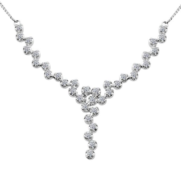 LUXURIANT SI-GH Labor Diamant Halskette, 45 cm - 1,48 ct. image number 0