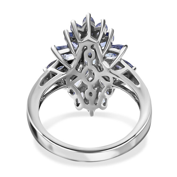 Tansanit Ring 925 Silber platiniert  ca. 2,50 ct image number 6