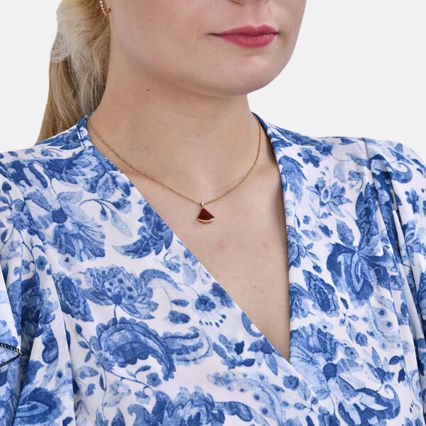 Maxikleid mit gesmokter Taille und Flatterärmeln, blau image number 4