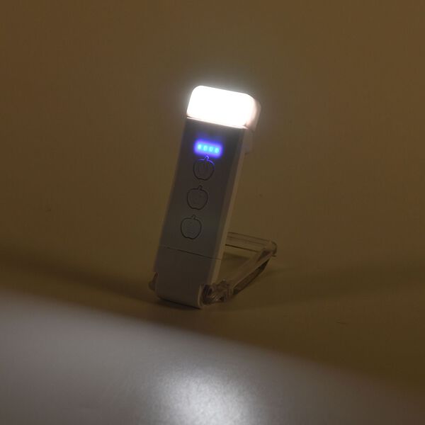 LED-Leselampe, 10,5x3,5cm, Wei&szlig; image number 2