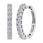 D'Joy Moissanit Ohrringe 925 Silber rhodiniert ca. 1.85 ct