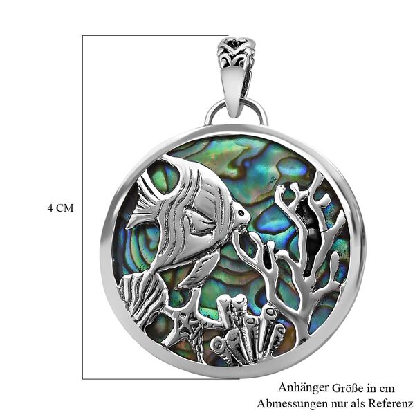 Royal Bali Kollektion- Abalone Muschel Fisch-Anhänger - 1 ct. image number 5