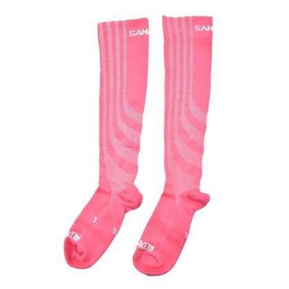 SANKOM Kompressionsstr&uuml;mpfe, L-XL, Rosa, Gr&ouml;&szlig;e 41-45