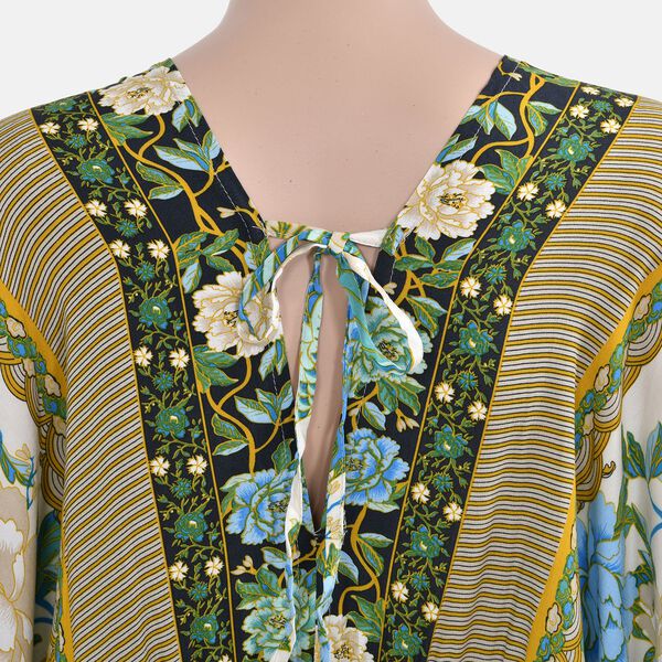 Luftiges Sommerkleid, Einheitsgröße, grün image number 6