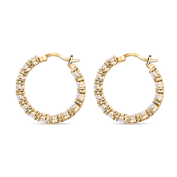 Moissanit Ohrringe - 12,28 ct. image number 4