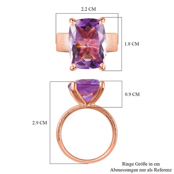AA Rose De France Amethyst Ring - 10,38 ct. image number 6