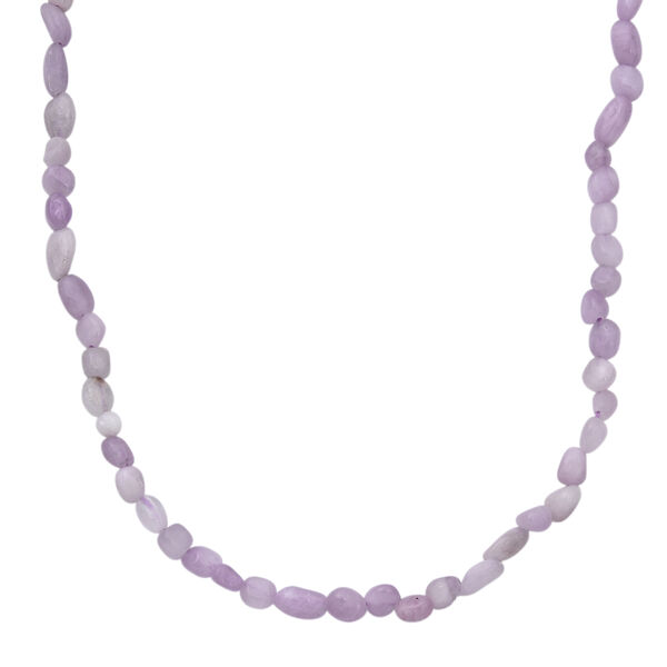 Kunzit Halskette ca. 45 cm 316L Edelstahl ca. 90.00 ct