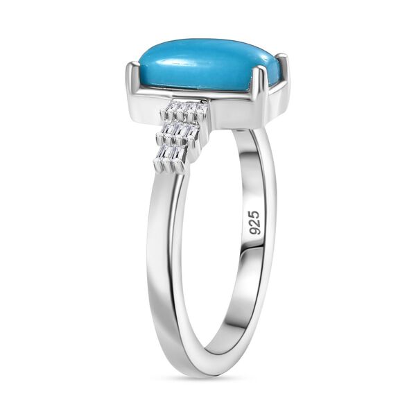 AA Sleeping Beauty T&uuml;rkis und Diamant Ring - 1,67 ct. image number 5