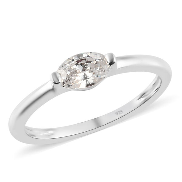 LUSTRO STELLA - feinster Zirkonia-Ring, 925 Silber image number 4