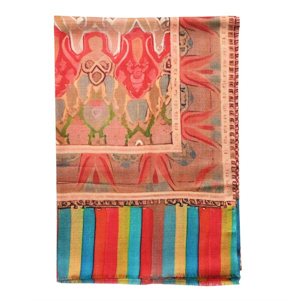 LA MAREY Schal aus 100% Premium-Kaschmir mit Digitaldruck, 70x200 cm, Paisley image number 7