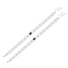 2er Set - Neongrüne Kristall Halskette