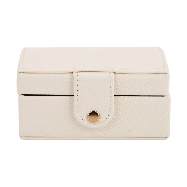 PU-Schmuckkästchen, 12x9,5x6,5cm, Crème image number 3