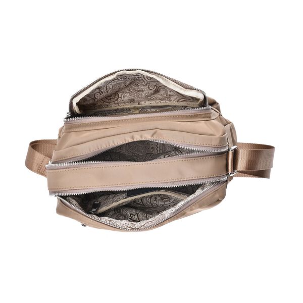 Wasserdichte Umh&auml;ngetasche, Khaki image number 5