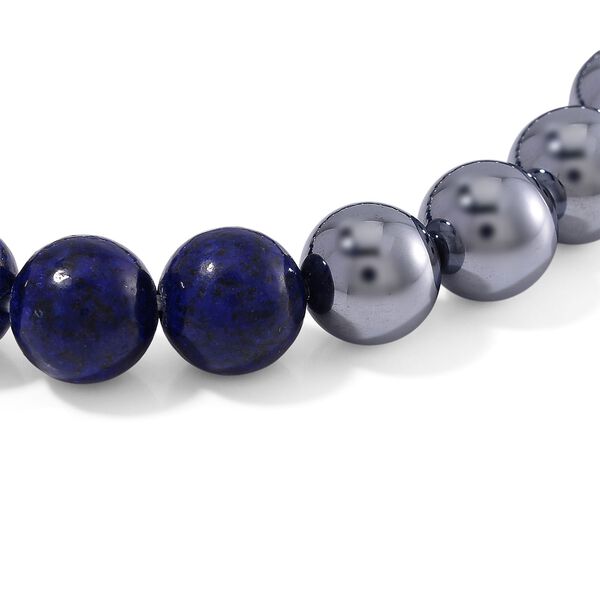 Flexibles Terahertz und Lapislazuli Armband - 140 ct. image number 4