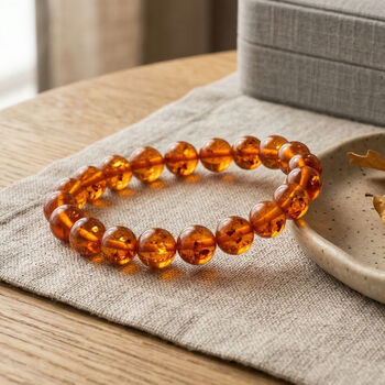 Synthetischer Bernstein Armband 19 cm