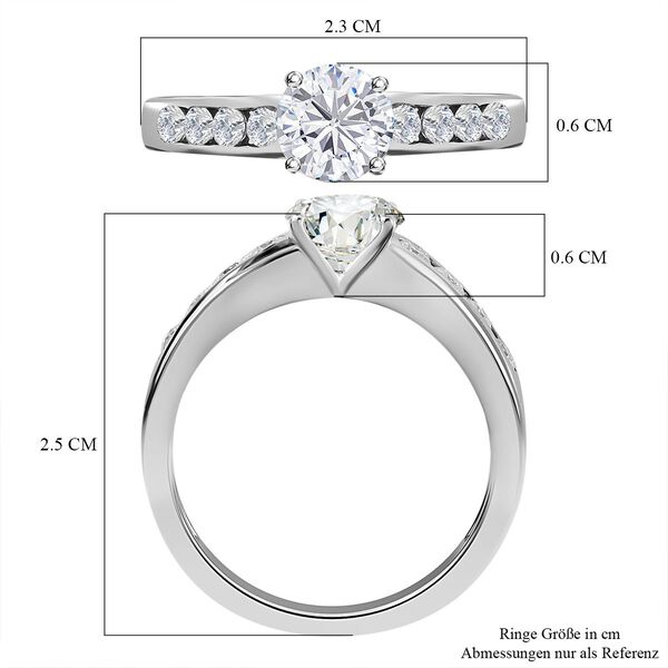Moissanit Ring - 1,29 ct. image number 5