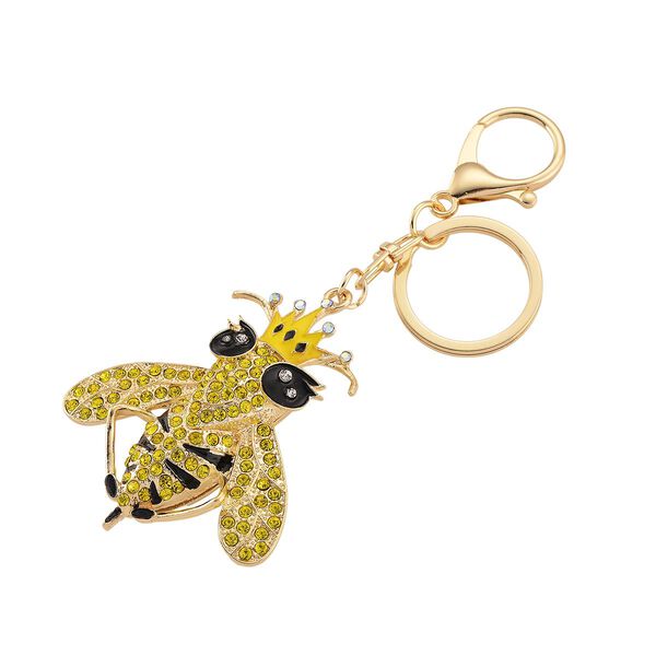 Schwarze Kristall Schmuckset Legierung emailliert, Legierung Std Gelb image number 7