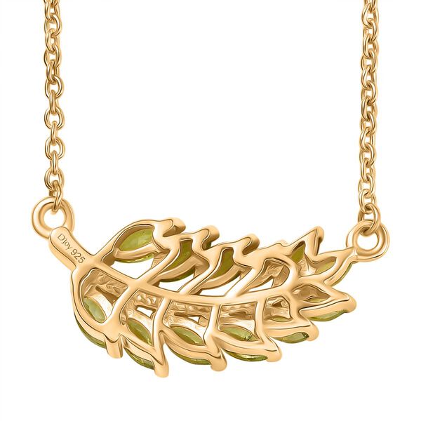 D'Joy Peridot 45cm Halskette und Ohrringe image number 5