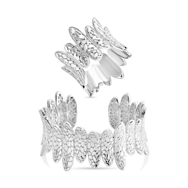 D'Joy Royal Bali Ring und 19cm Armreif in 925 Silber