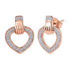 LUXURIANT DIAMOND - Lab Grown Diamant SI-GH Ohrringe 925 Silber ca. 0.50 ct