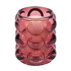 The 5th Season - Aromatherapie-Duftkerze im moderne Glass container, 23 Stunden Brennzeit, 8,5x8,5x9,2 cm, rot, Patchouli und Bernstein