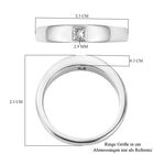 RHAPSODY Diamant Band-Ring, zertifiziert VS E-F, 950 Platin  ca. 0,14 ct image number 5